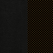 Black/Yellow Ultrasuede & Leather