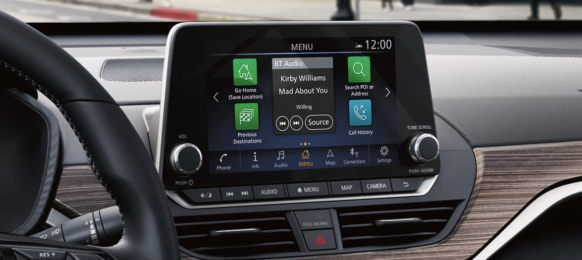 2021 Nissan Altima Infotainment Center 