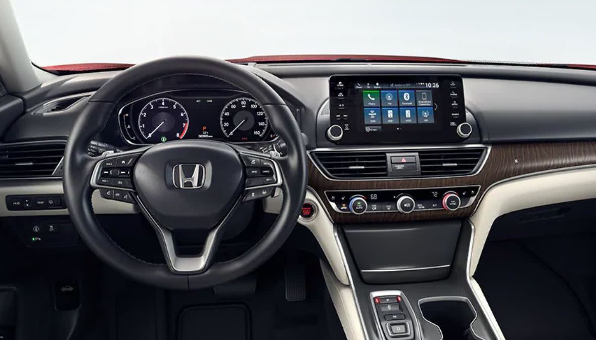 Interior of the 2020 Accord