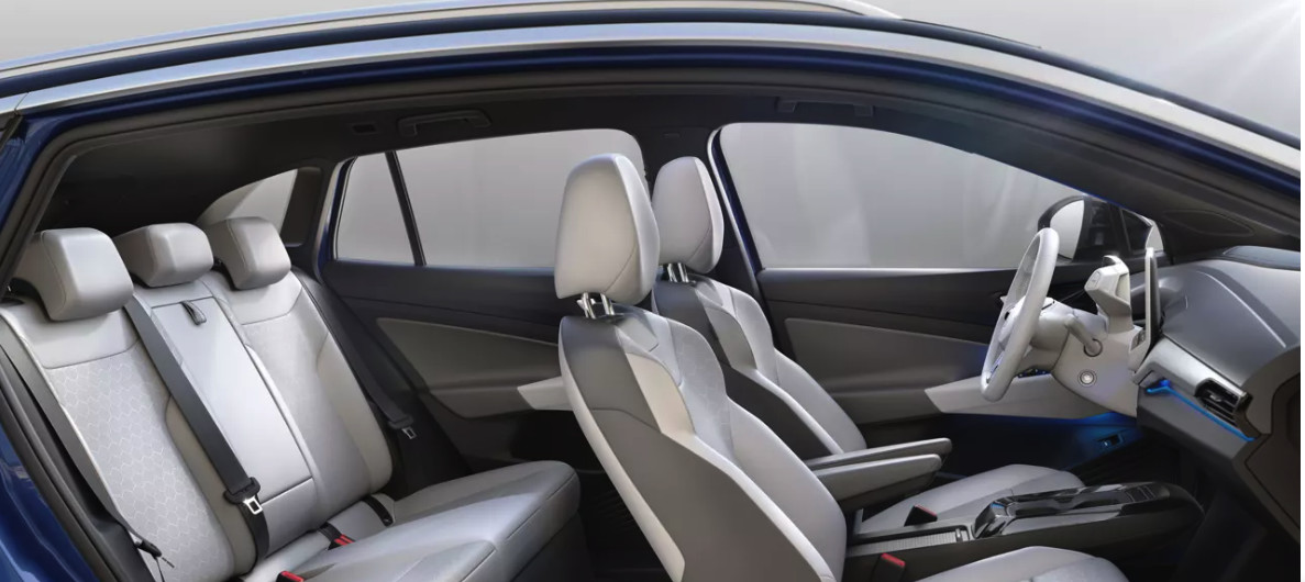 Interior of the 2021 Volkswagen ID.4 Interior of the 2021 Volkswagen ID.4