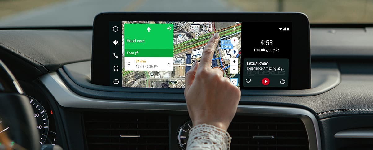 Touchscreen in the 2020 RX 350 Touchscreen in the 2020 RX 350