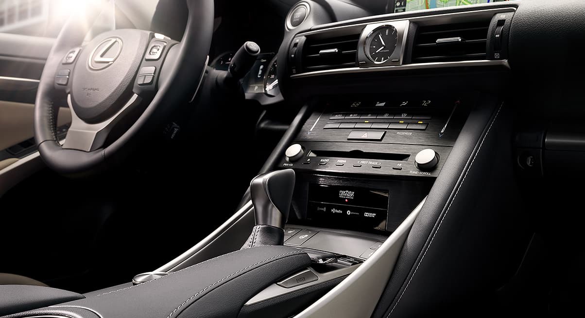 Interior of the 2020 Lexus IS 300