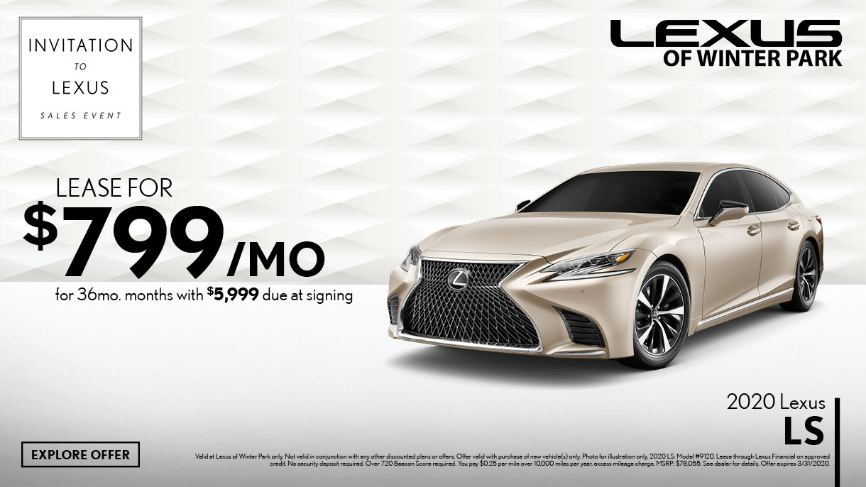 New Vehicle Specials - Lexus of Winter Park