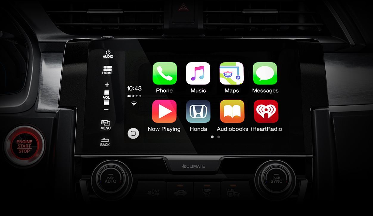 2016 Civic Touchscreen with Apple CarPlay®