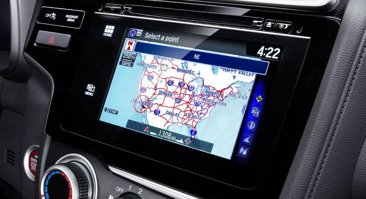 Honda Fit Center Touchscreen With Optional Navigation System
