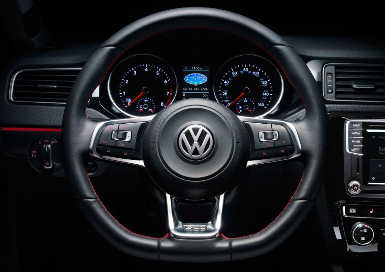 Steering Wheel of the 2017 Jetta
