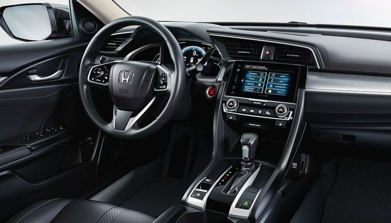 Interior of the Honda Civic