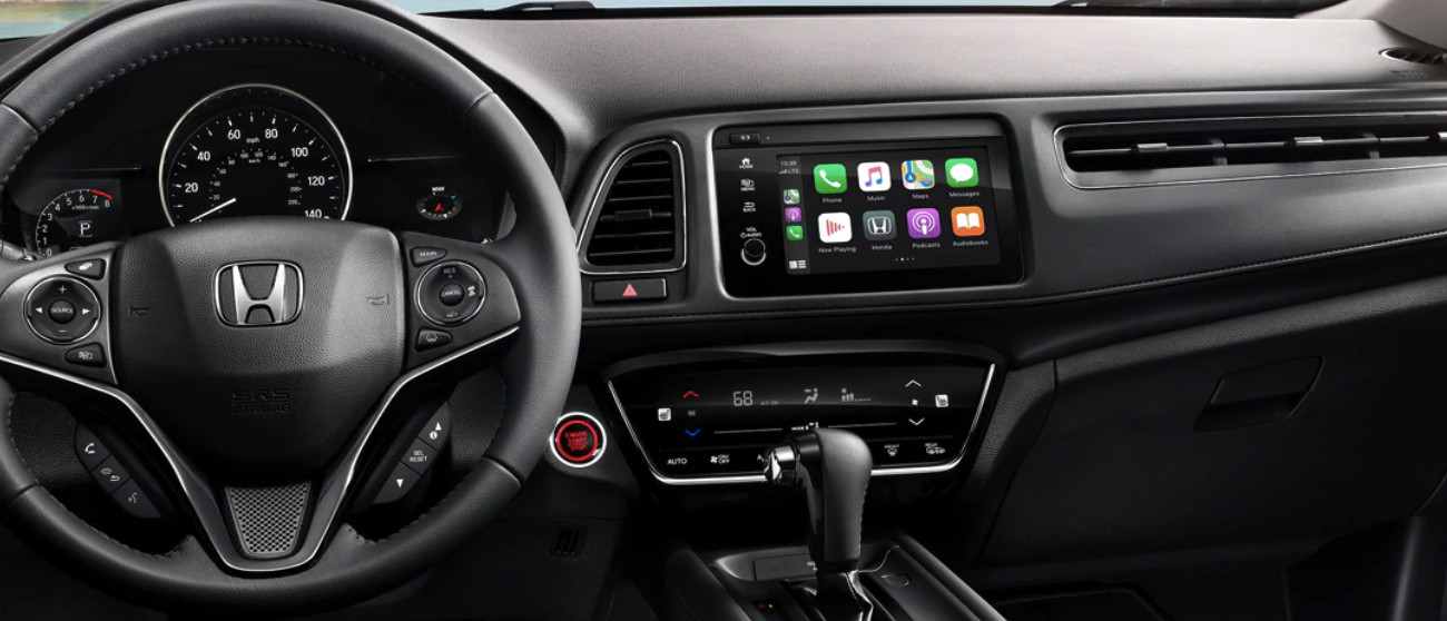 Interior of the 2020 Honda HR-V