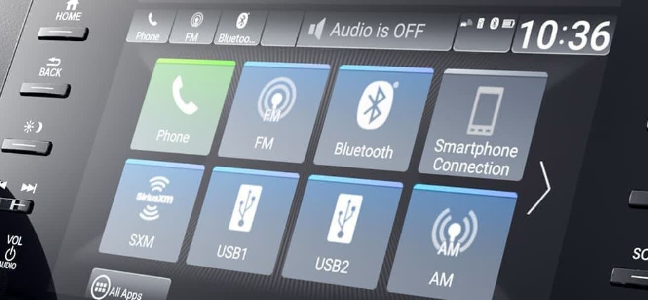 Touchscreen in the 2020 Honda Accord