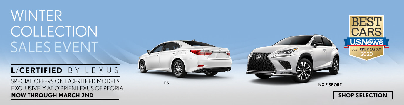 OBrien Lexus Winter Collection Sales Event OBrien Lexus Winter Collection Sales Event