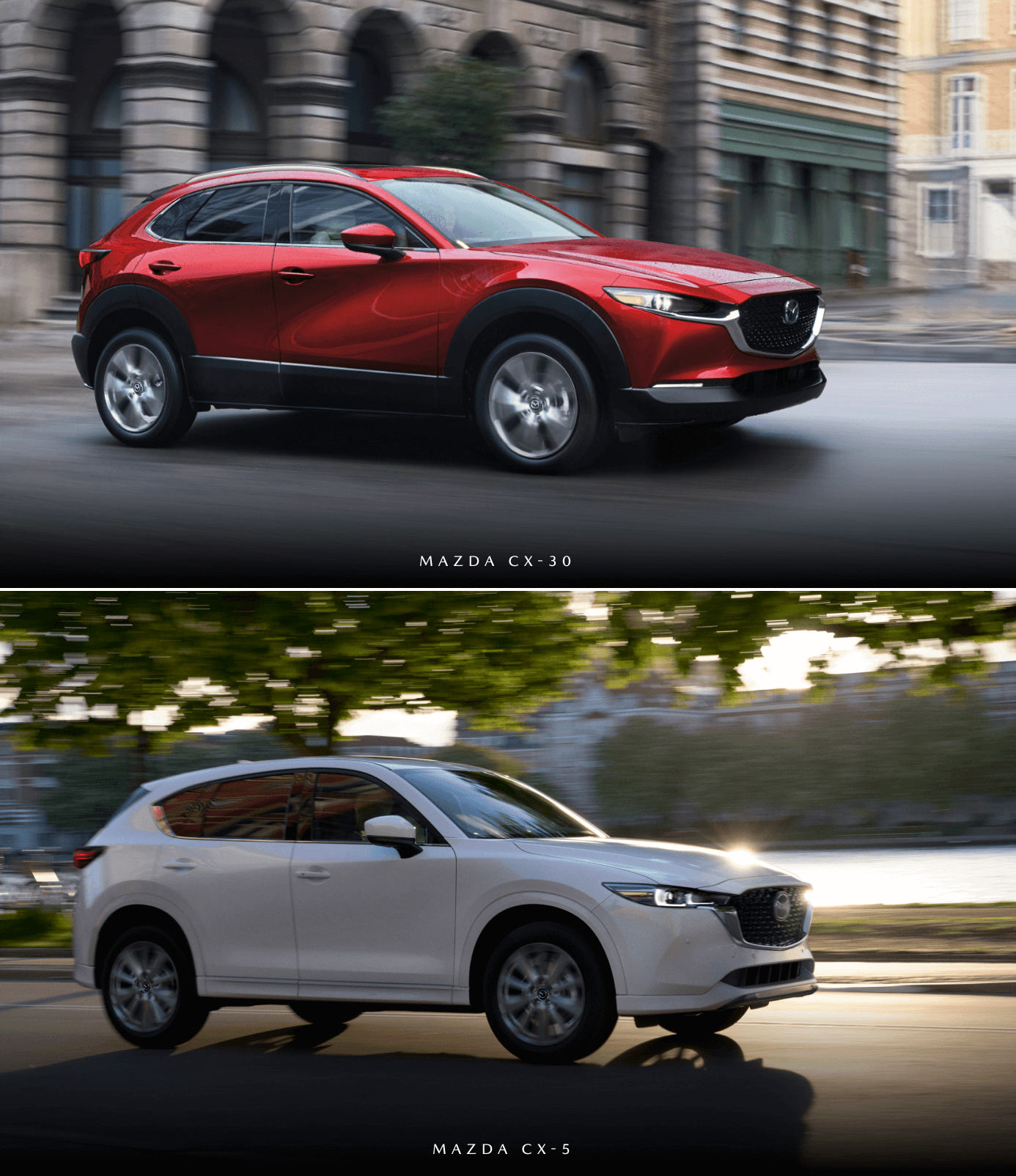 Mazda CX30 Vs. Mazda CX5 A SideBySide SUV Comparison