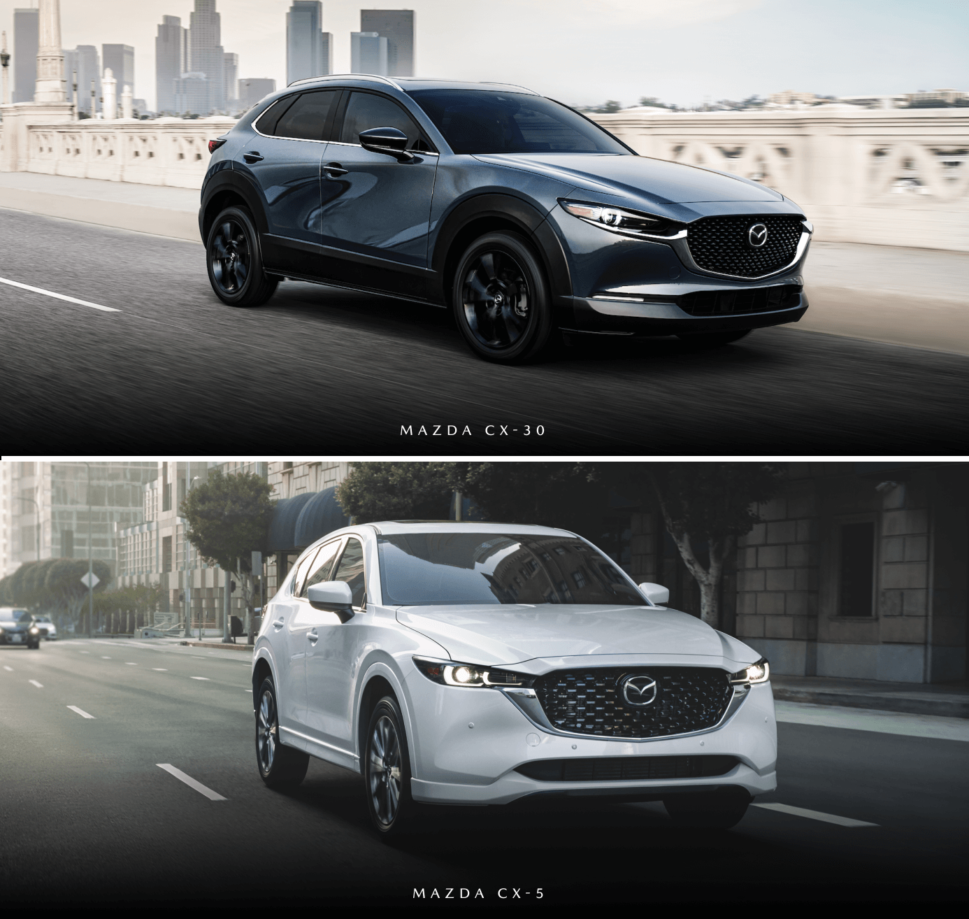 Mazda CX-30 Vs. Mazda CX-5: A Side-By-Side SUV Comparison