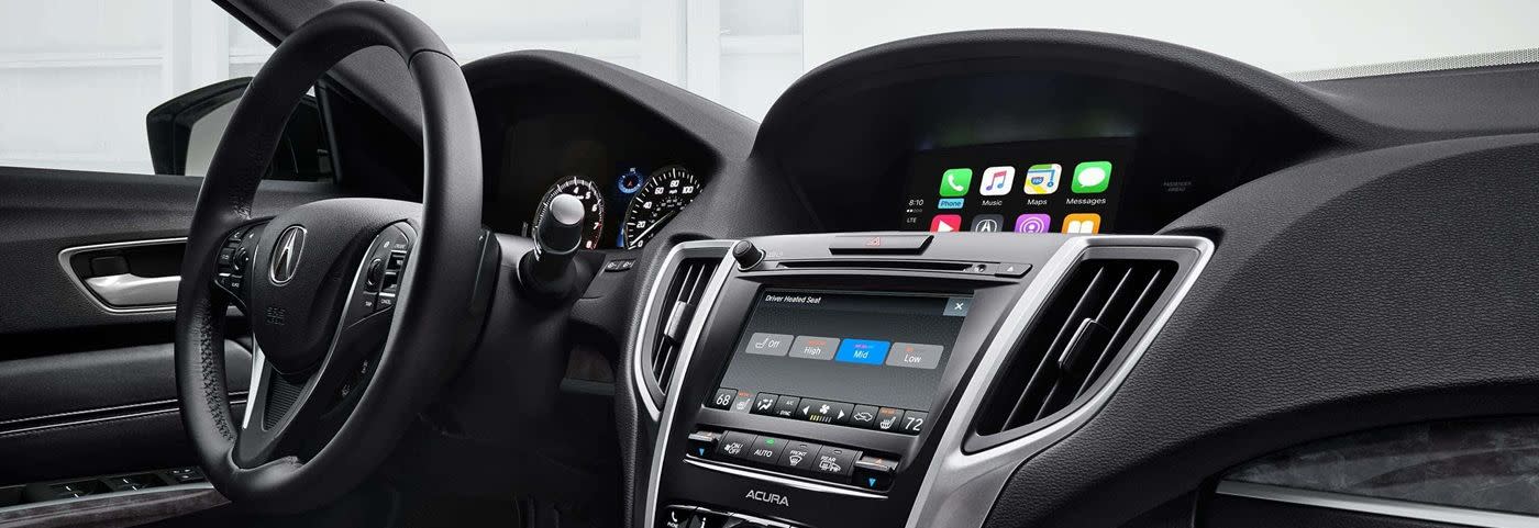 The TLX with Ebony Interior