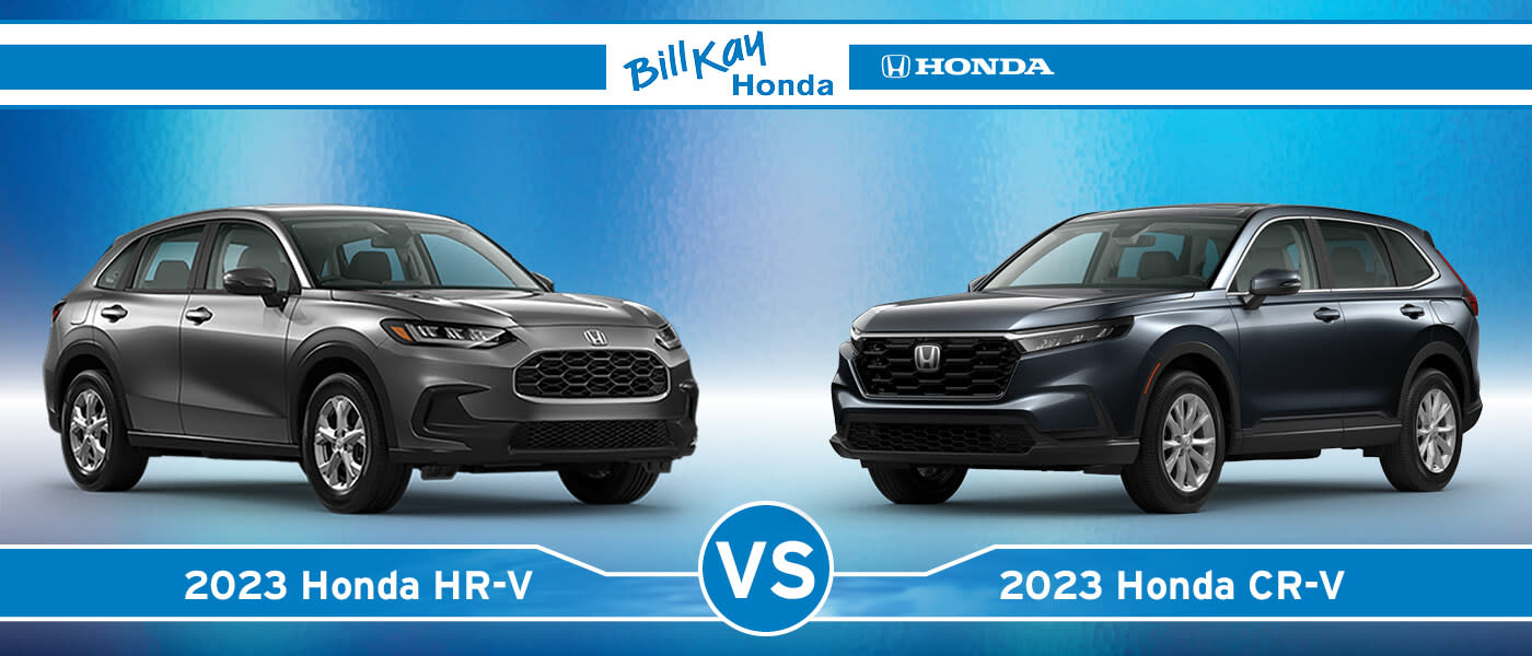 2023 Honda Hr V Vs Cr V Suv Comparison Features Specs And Offers