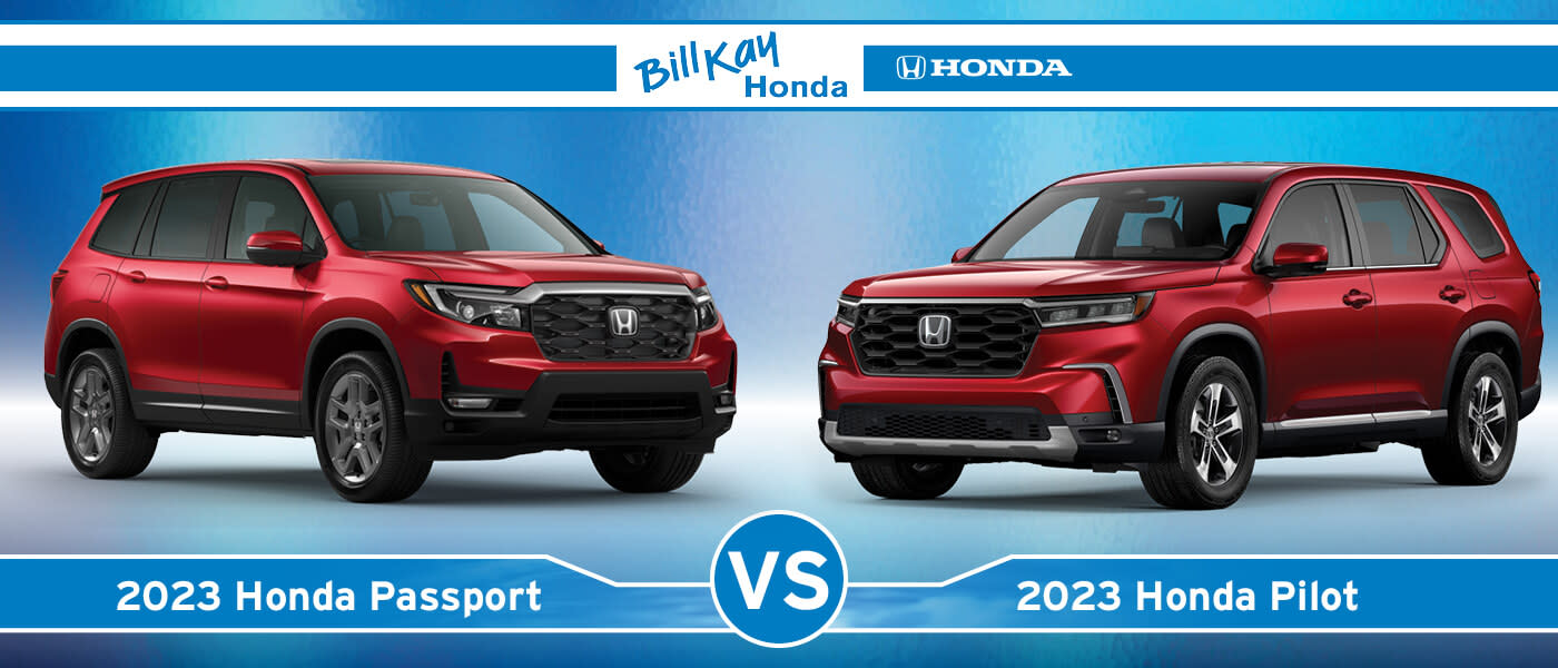 2023 Honda Passport vs. Pilot MPG, Features & Specs Compared