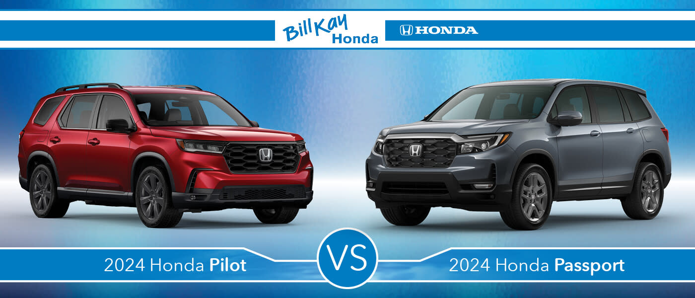 2024 Honda Pilot vs. Honda Passport Dimensions & Specs Compared