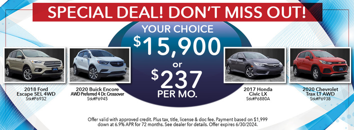 Used Vehicle Specials | Bill Kay Honda