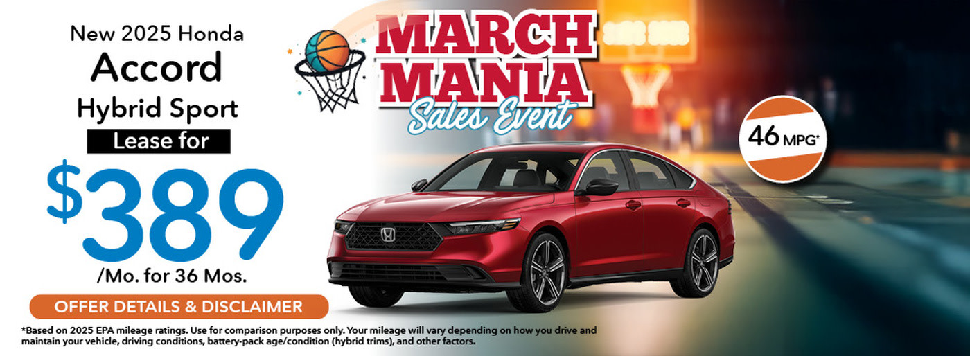 2025 Honda Acccord Hybrid Special Offer | Bill Kay Honda