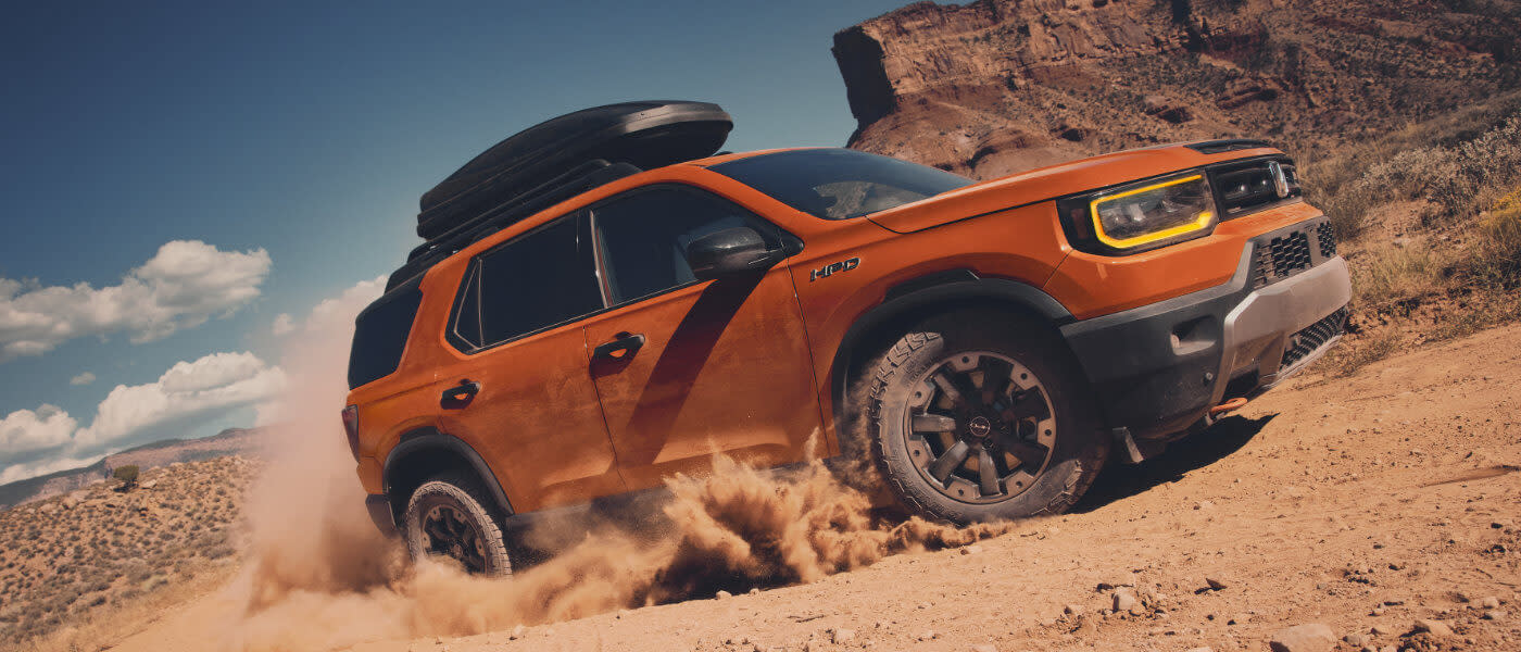 2026 Honda Passport Exterior Off-roading With Cartop Carrier