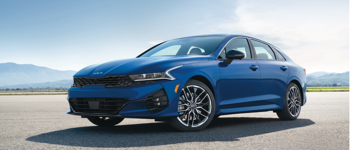 2026 Kia K5 parked in the road