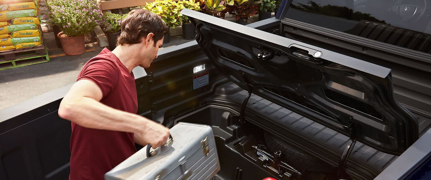 2017 Ridgeline Lockable Trunk
