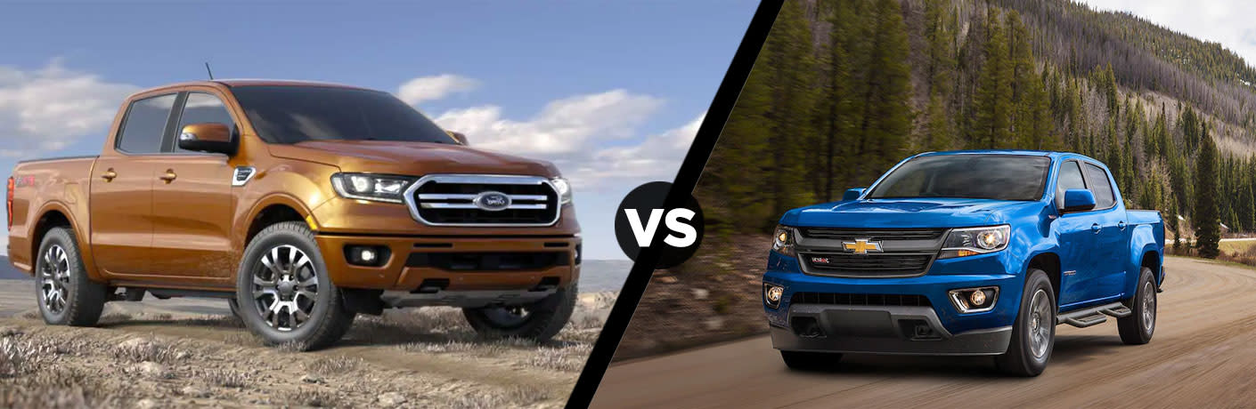 2019 Ford Ranger Vs 2019 Chevy Colorado Head To Head