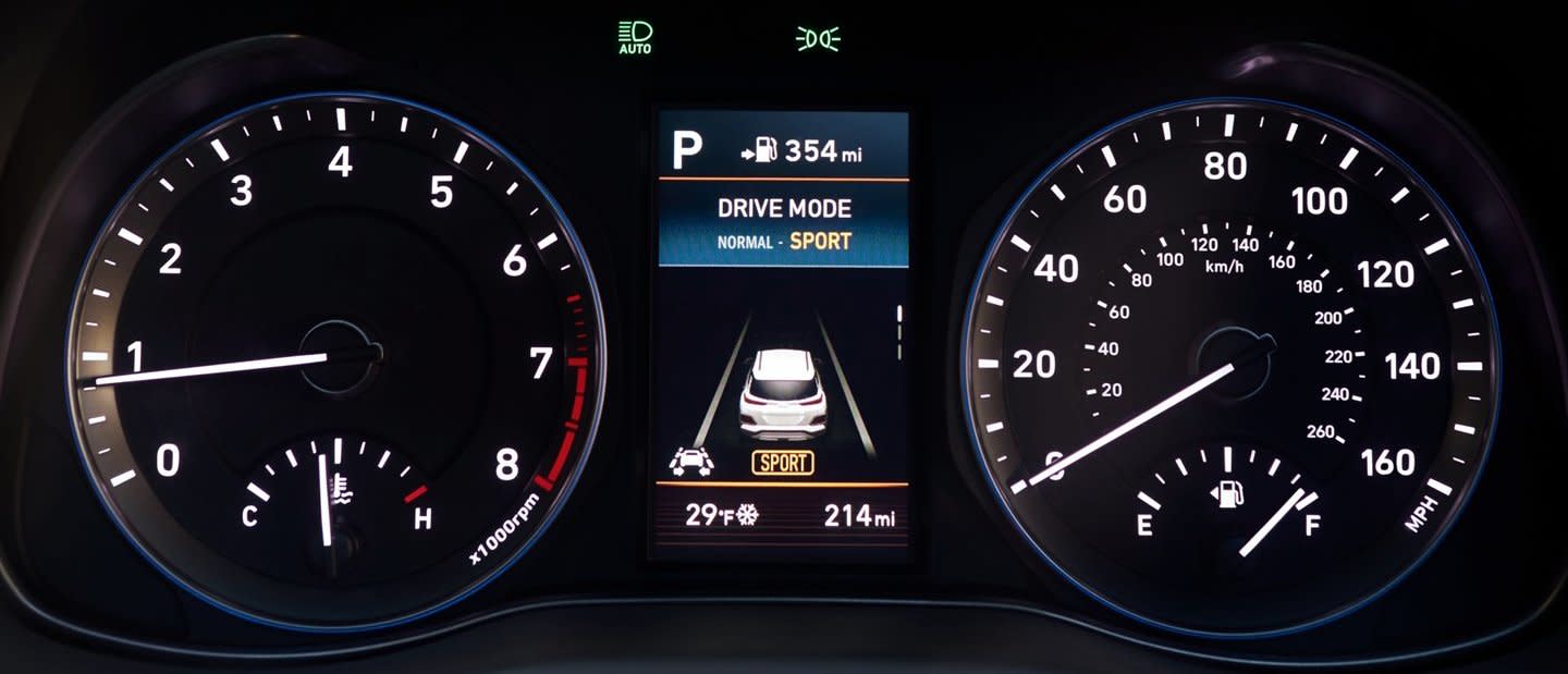 2021 Hyundai Kona 4.2-inch Color Information Display