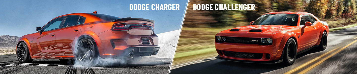 Dodge Charger Vs Challenger Comparison Base And Hellcat