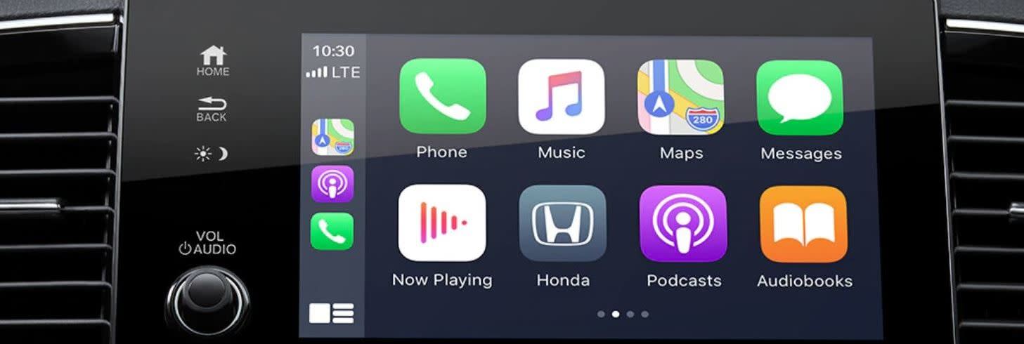 Touchscreen in the 2021 Pilot