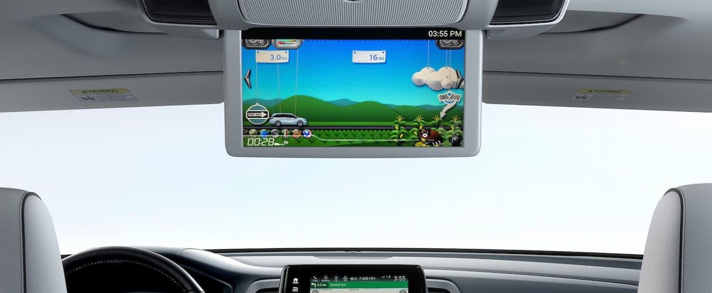 Rear Seat Entertainment System in the 2021 Odyssey