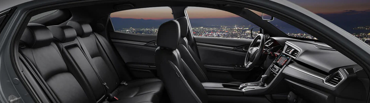 Interior of the 2020 Honda Civic