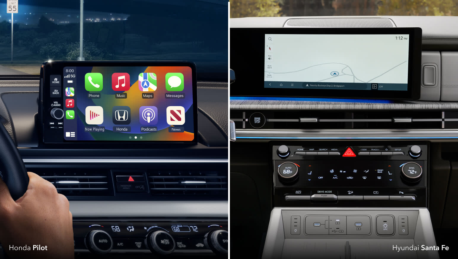 Hyundai vs. Honda Tech & Features