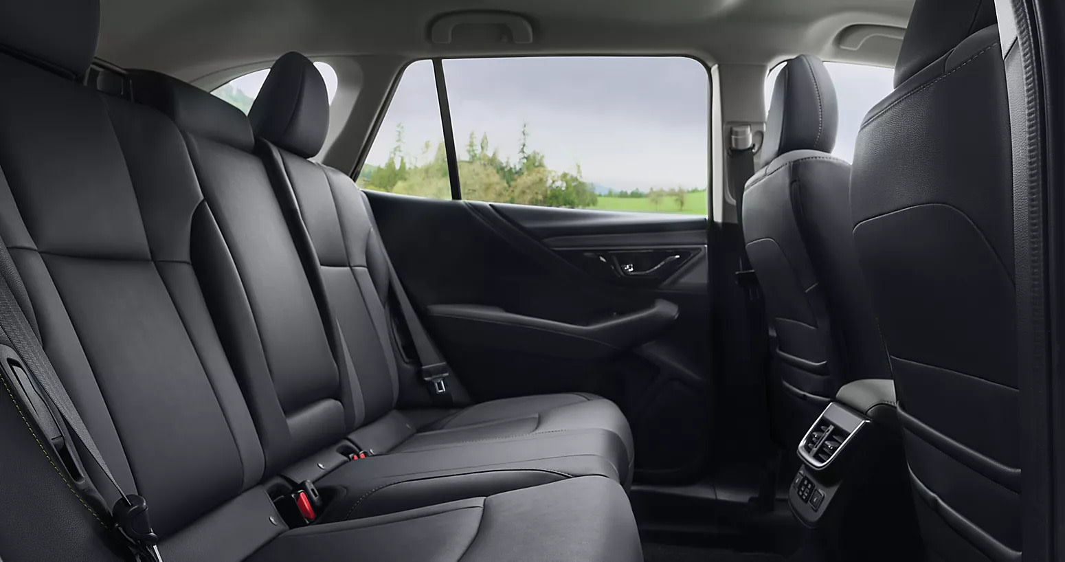 side view of backseats on a 2025 subaru outback