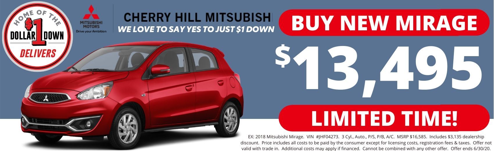 Monthly Specials Cherry Hill Mitsubishi