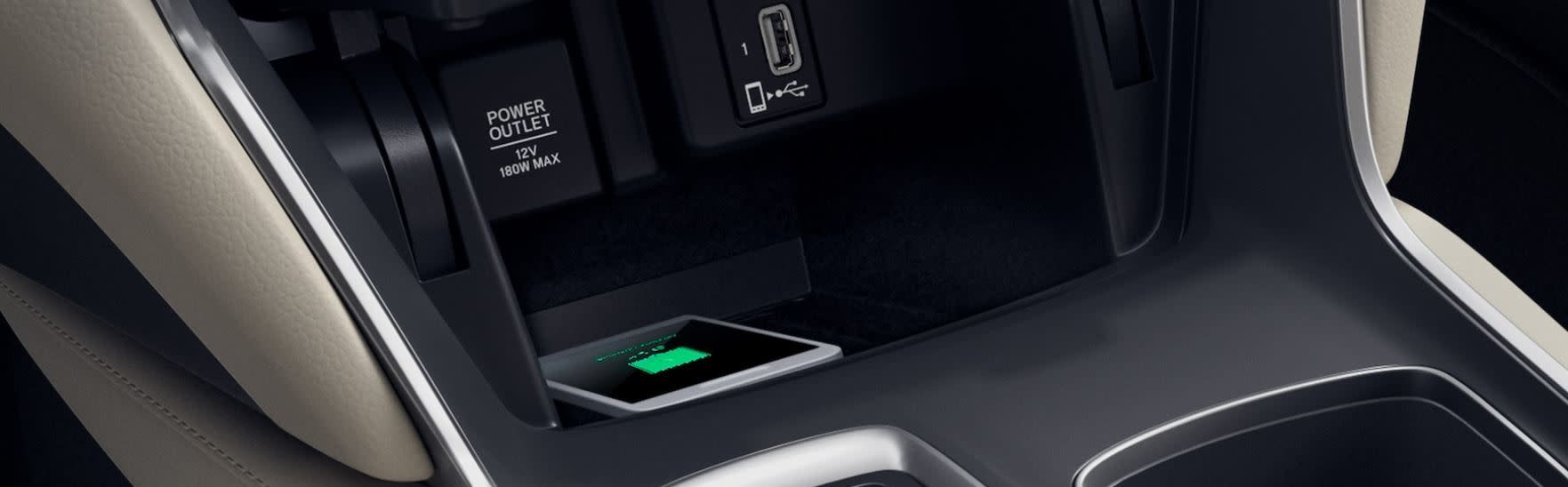 Wireless Phone Charger in the 2021 Accord Hybrid