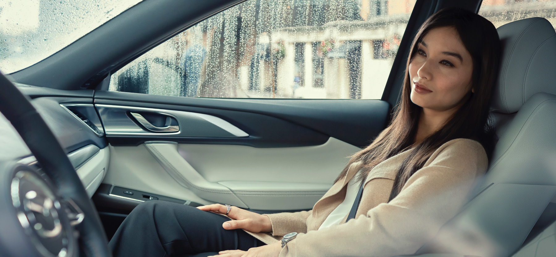 Luxury Interior of the 2021 MAZDA CX-9