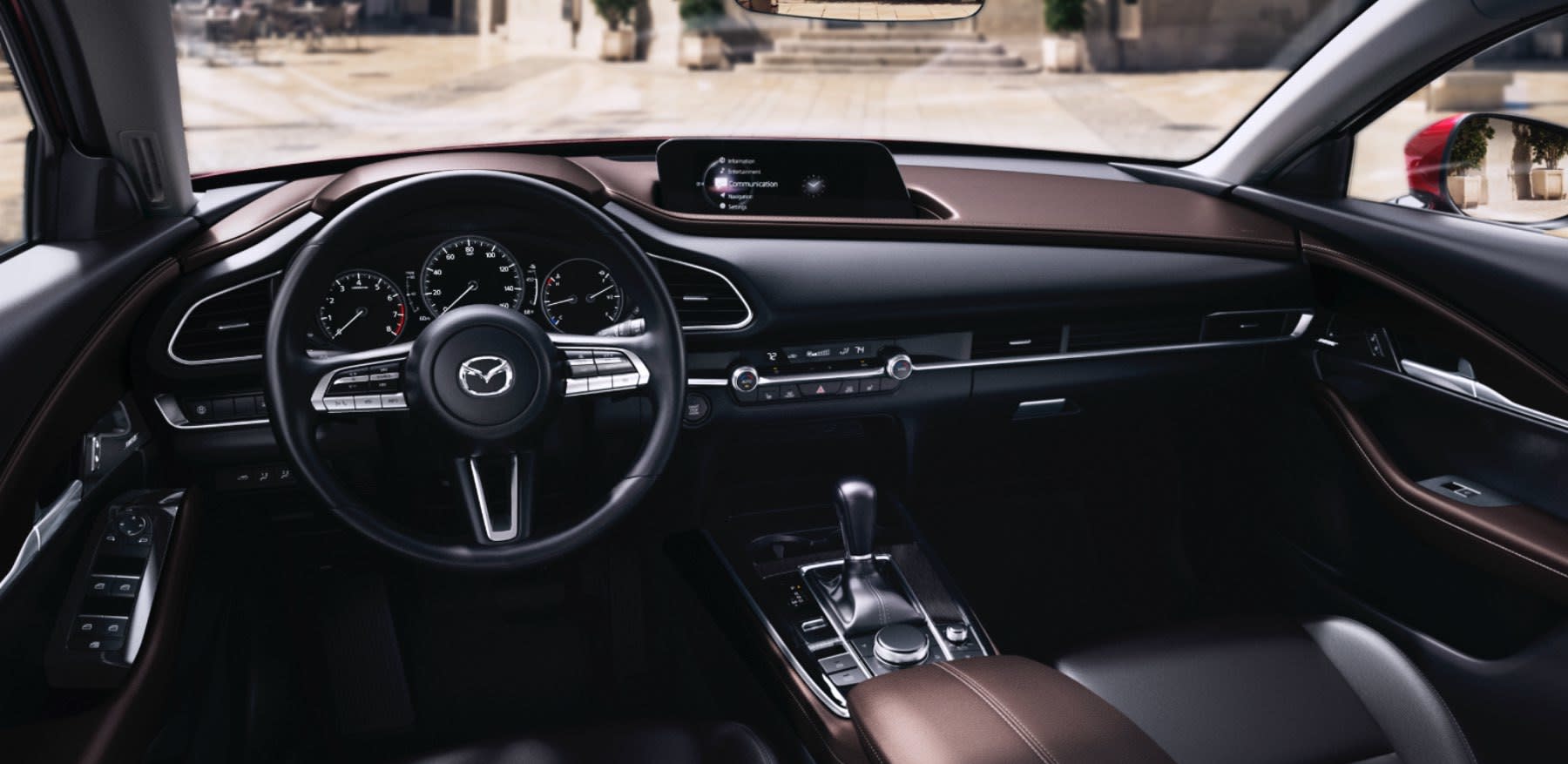 Stylish Cockpit of the 2021 MAZDA CX-30