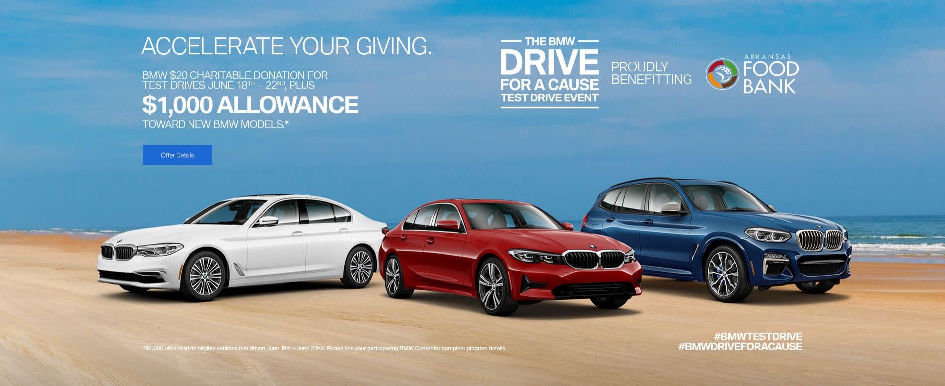Drive For A Cause Test Drive Event Bmw Of Little Rock