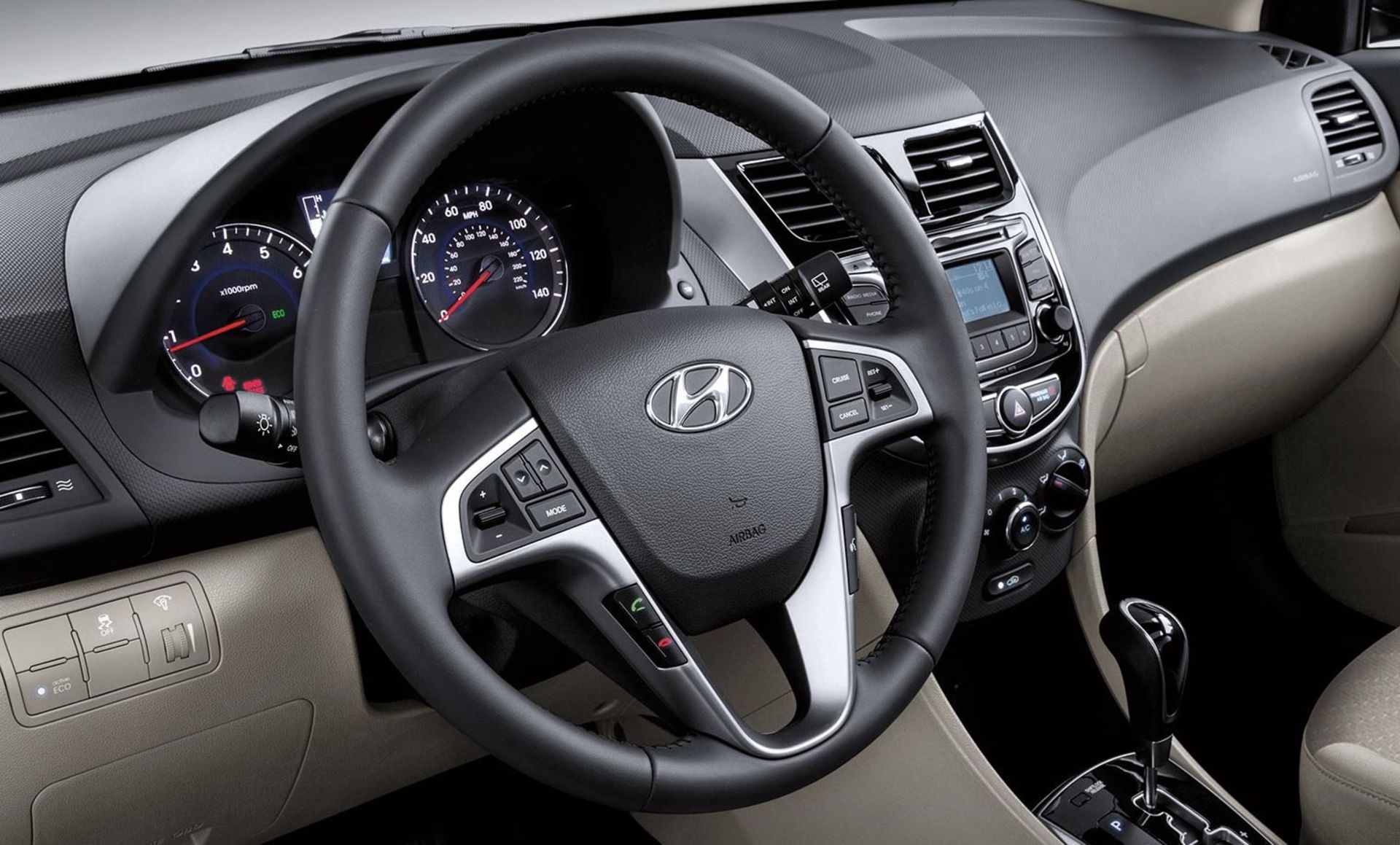 Steering Wheel-Mounted Controls in the Accent