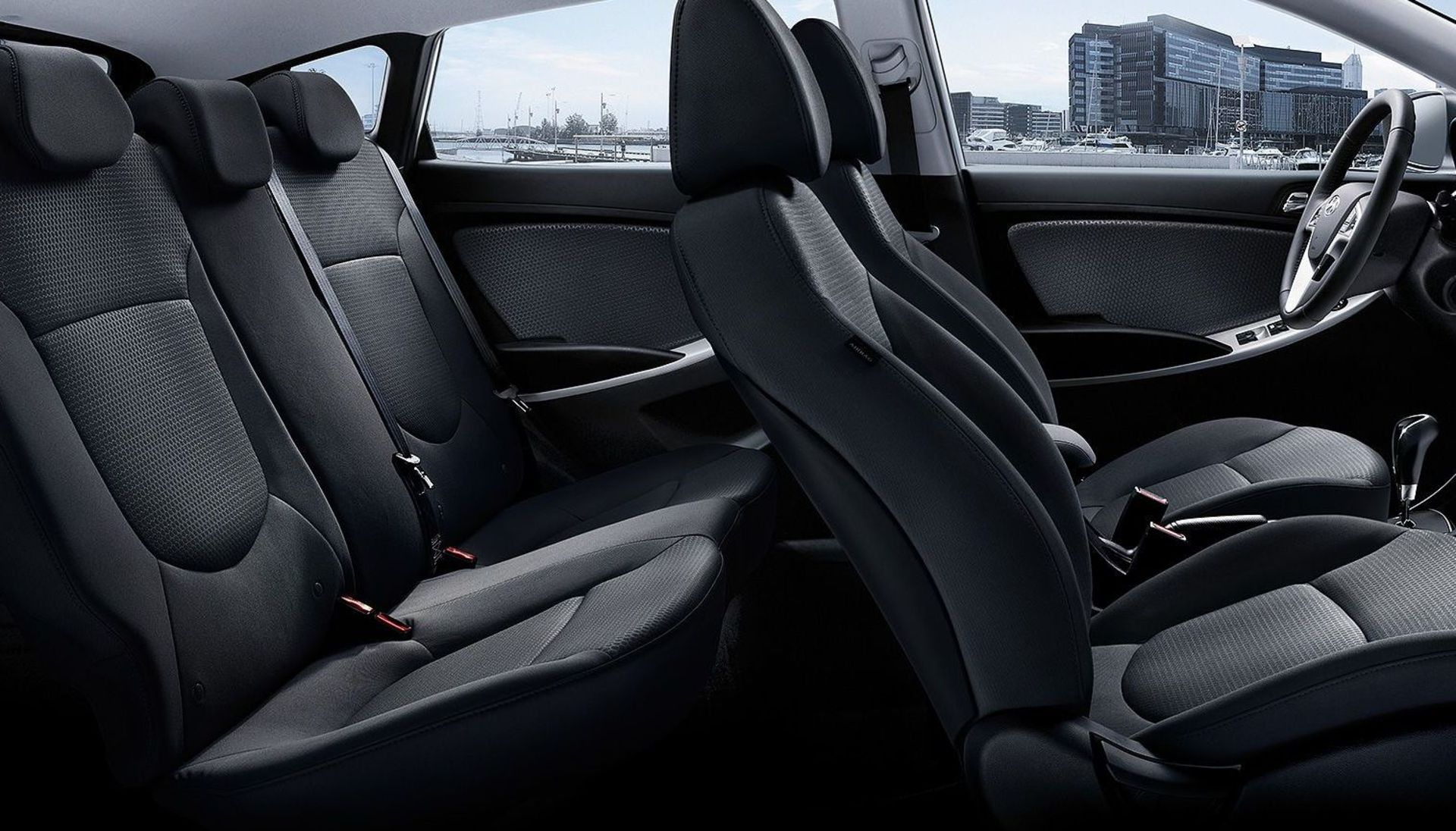 The Accent is Technologically Advanced Throughout the Cabin