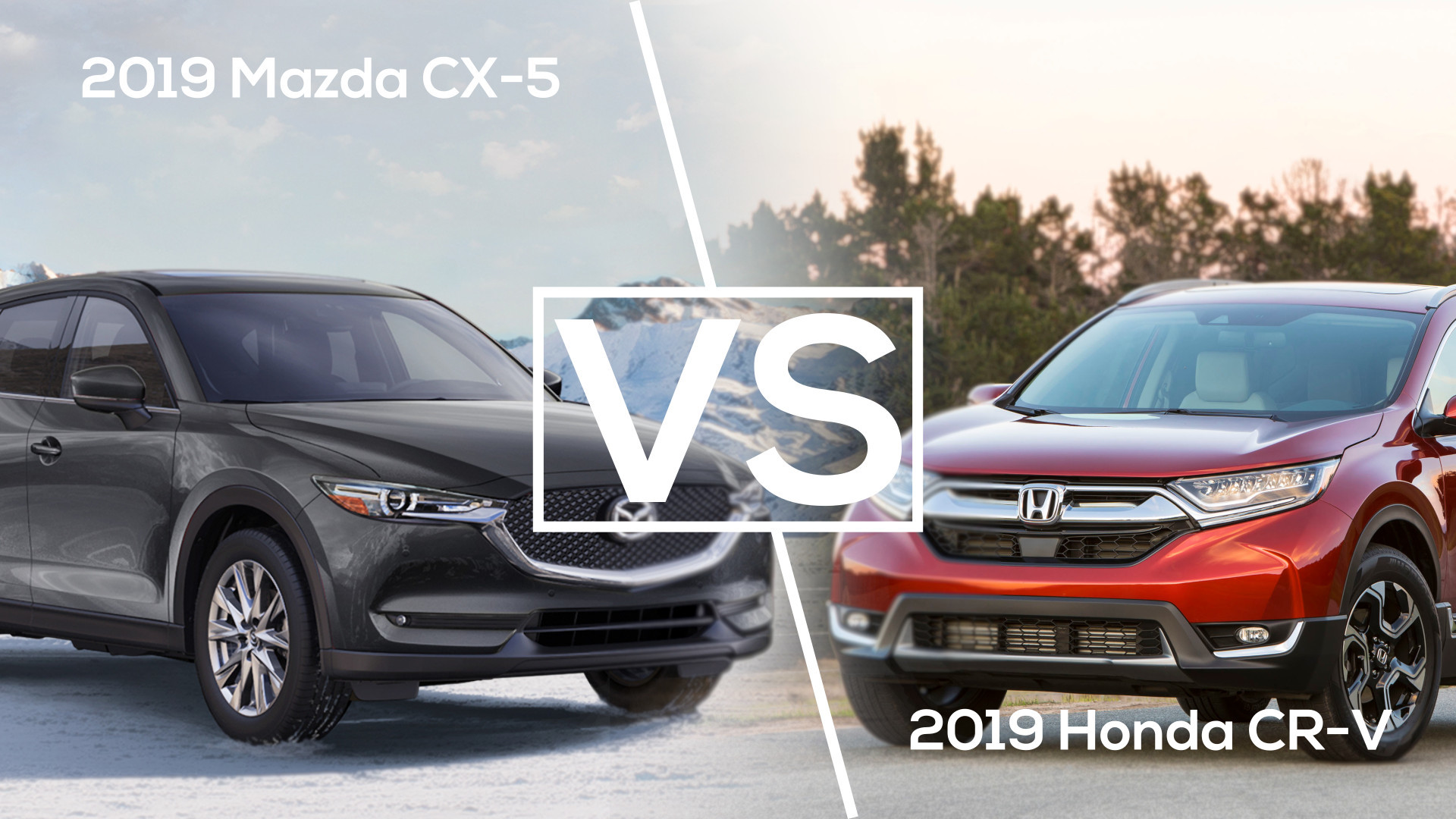 Compare the Mazda CX5 and the Honda CRV