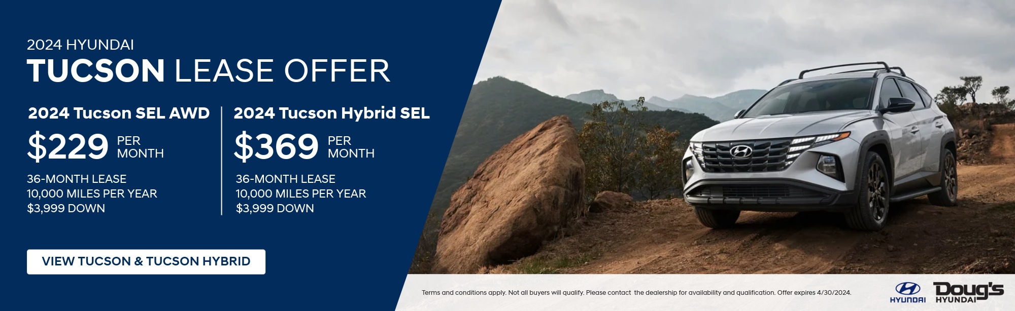 New 2024 Hyundai Tucson SEL AWD in Edmonds, WA Doug's Hyundai