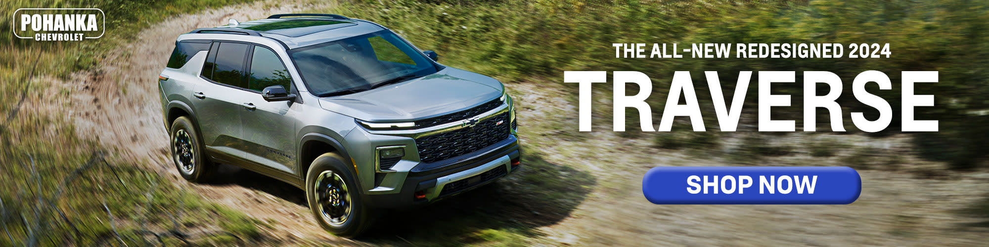 The 2024 Chevy Traverse at Pohanka Chevrolet in Chantilly,VA