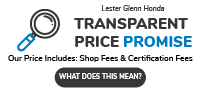 Transparent Price Promise
