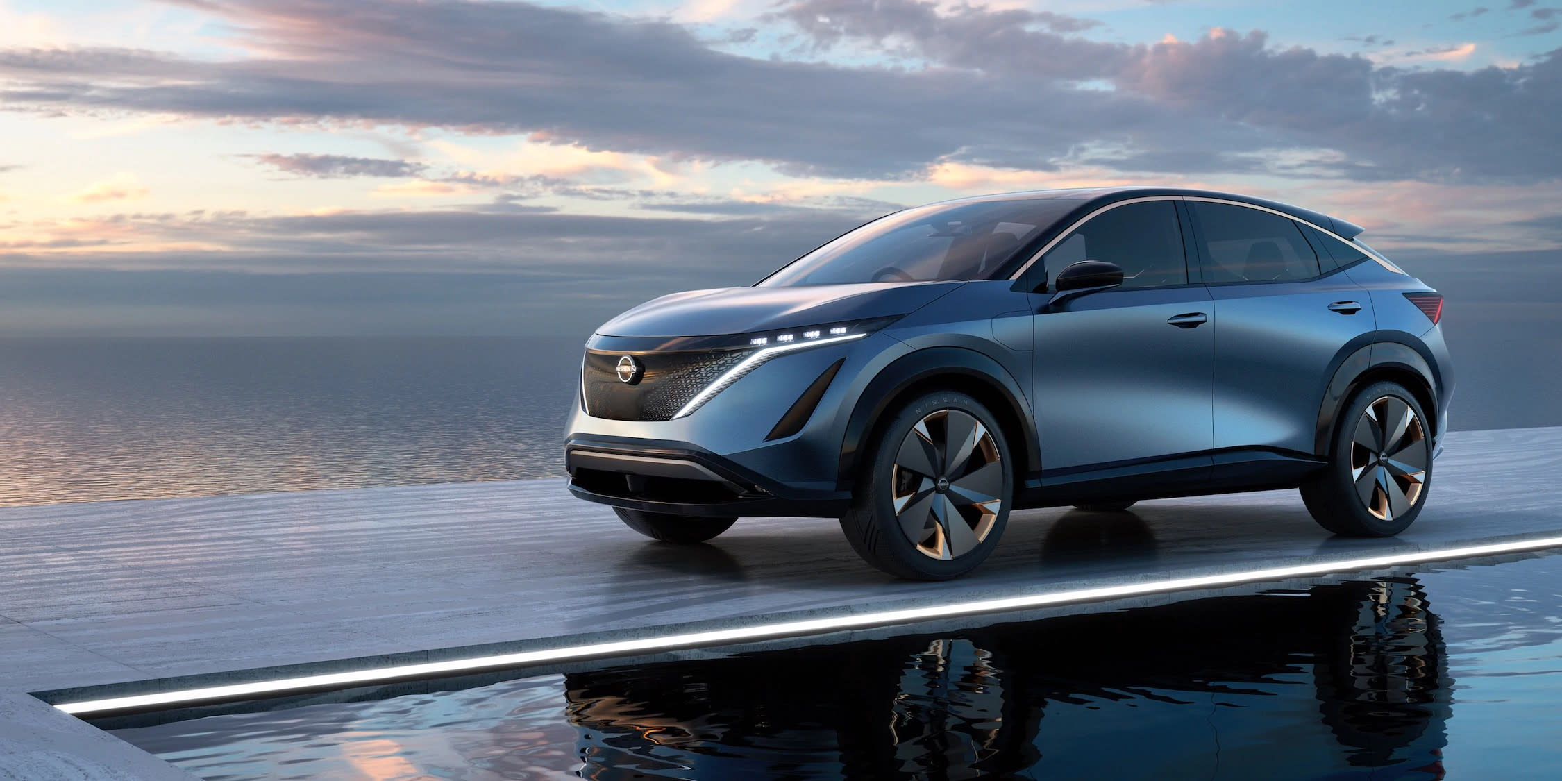 Nissan Ariya 2020 exterieur | Aben en van de Schelde Nissan Ariya 2020 exterieur | Aben en van de Schelde