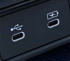 front and rear usb ports