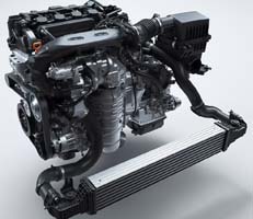 180-hp turbocharged engine