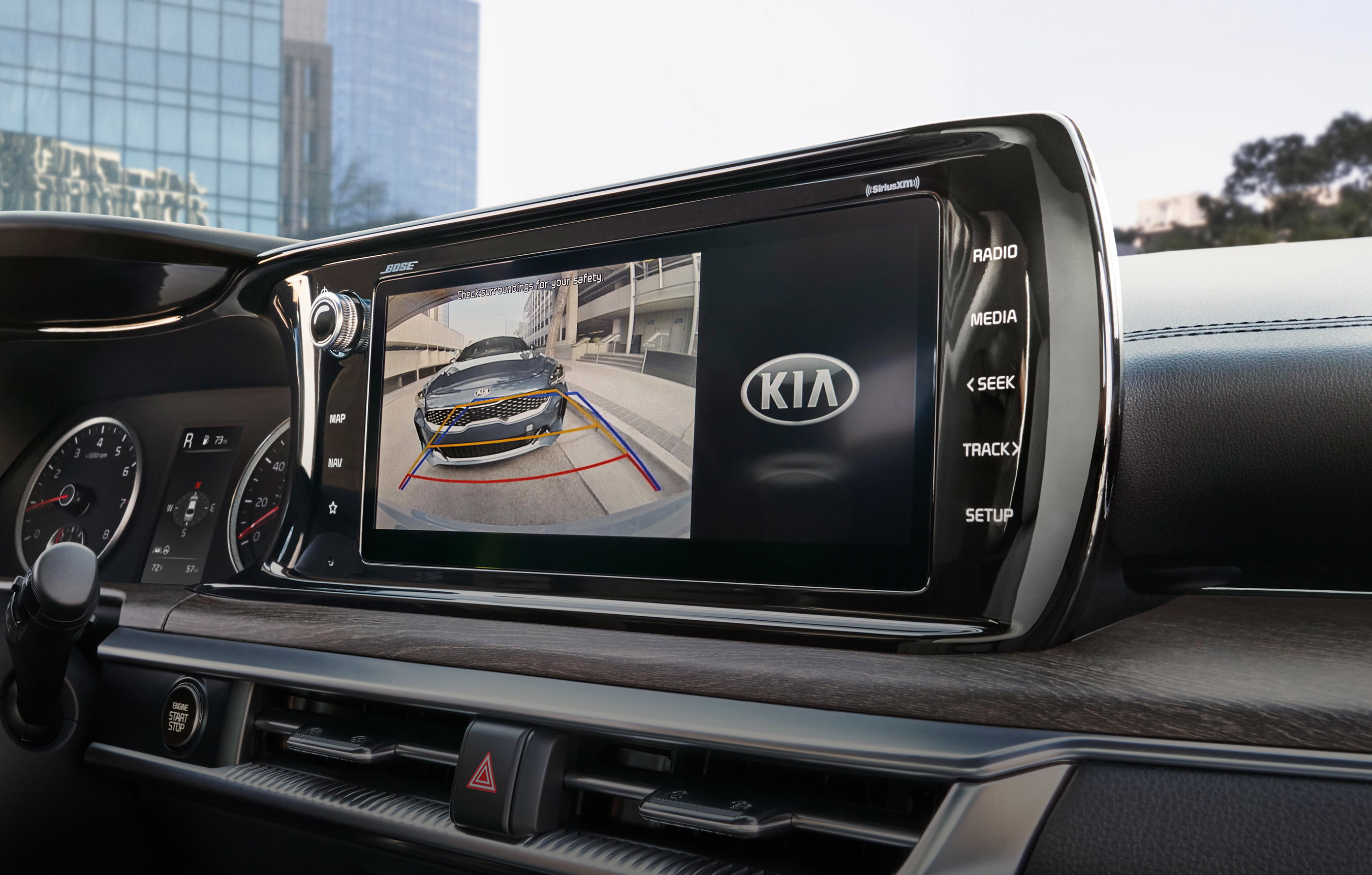 Advanced Safety Features in 2021 Kia K5
