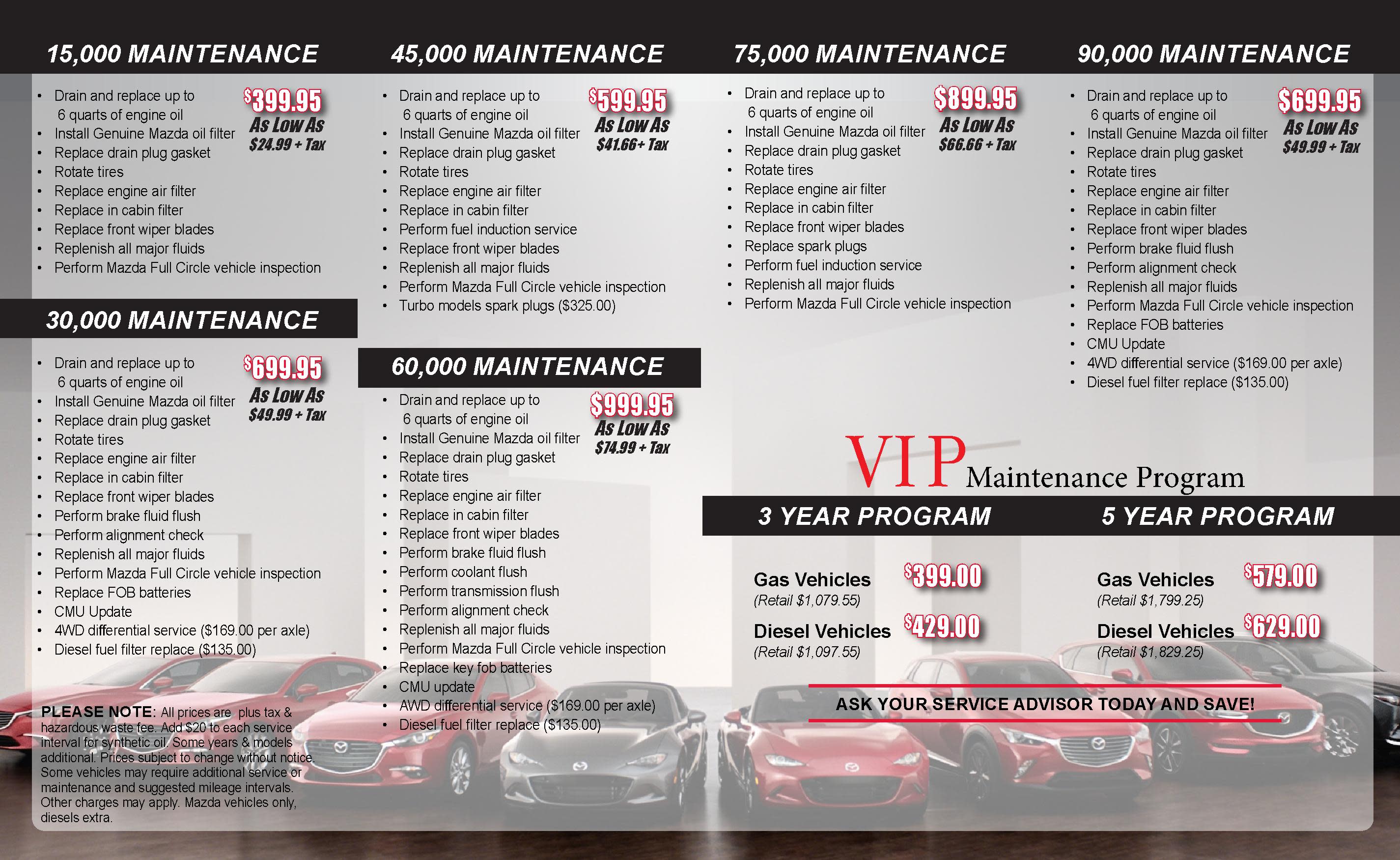 Service Guide - Olympia Mazda