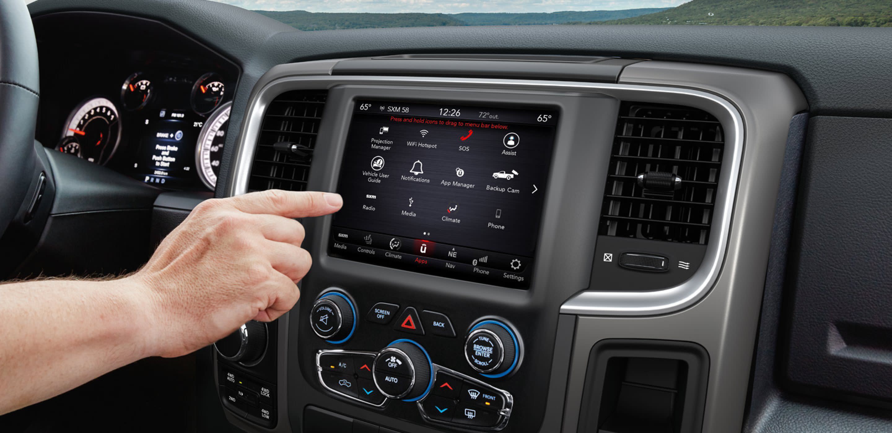 2020 Ram 1500 Classic Available 8.4-inch Touchscreen 
